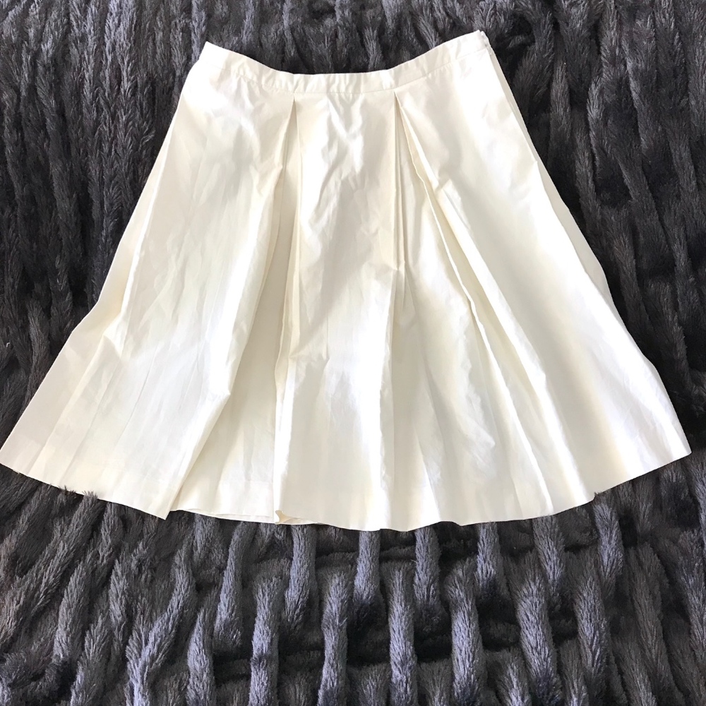 Elevenses Cream Colored Cotton Skirt - Picture 1 of 6